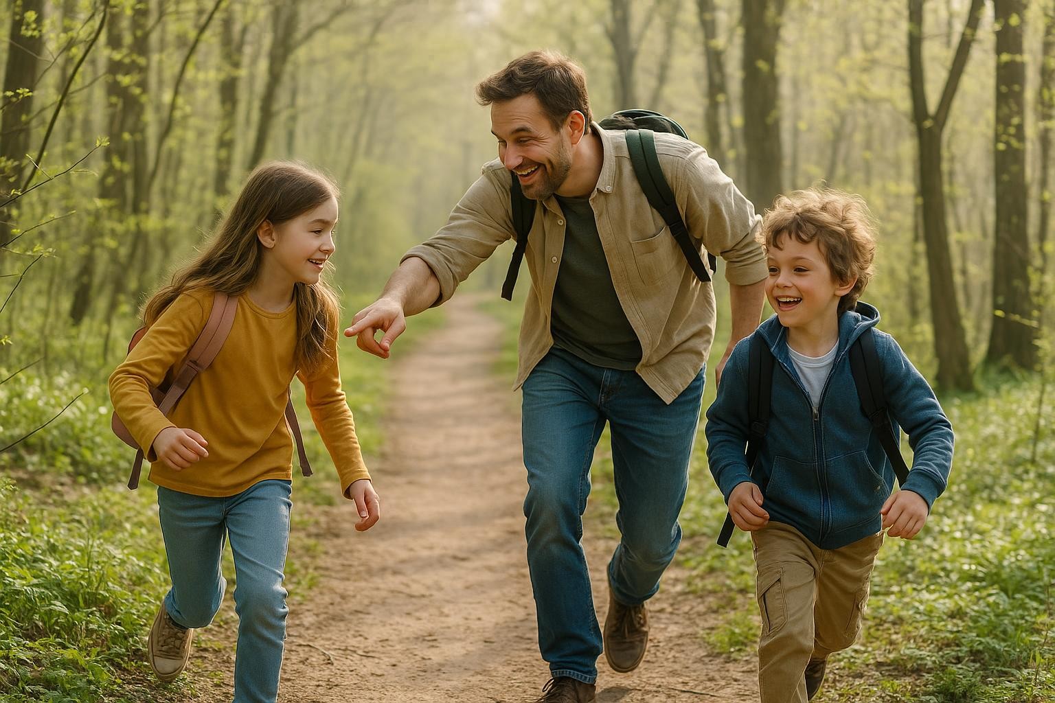 Titelbild zu Einfache, zeitsparende Outdoor-Aktivitäten mit Kindern, die ohne viel Vorbereitung gelingen